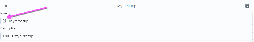 Trip created